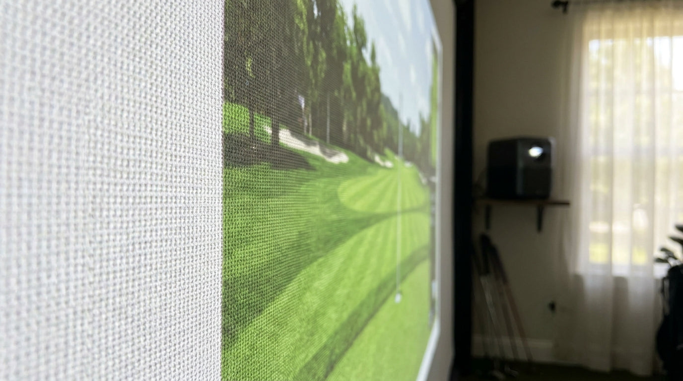 Golf Impact Screen for 4K Projector: Does Your Screen Actually Resolve the Detail?