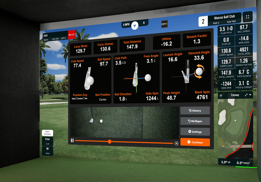 SimBooth 1 Golf Simulator Enclosure