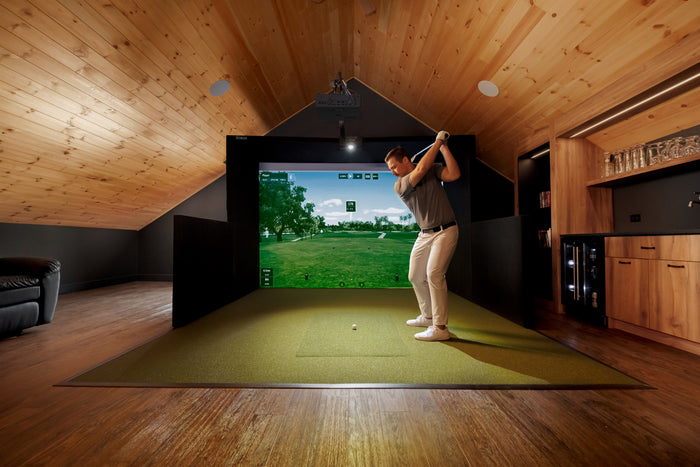 Complete golf simulator setup - the smart alternative to driving ranges