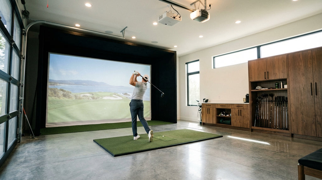 How to Select the Best Golf Screen Size for Your Simulator Room