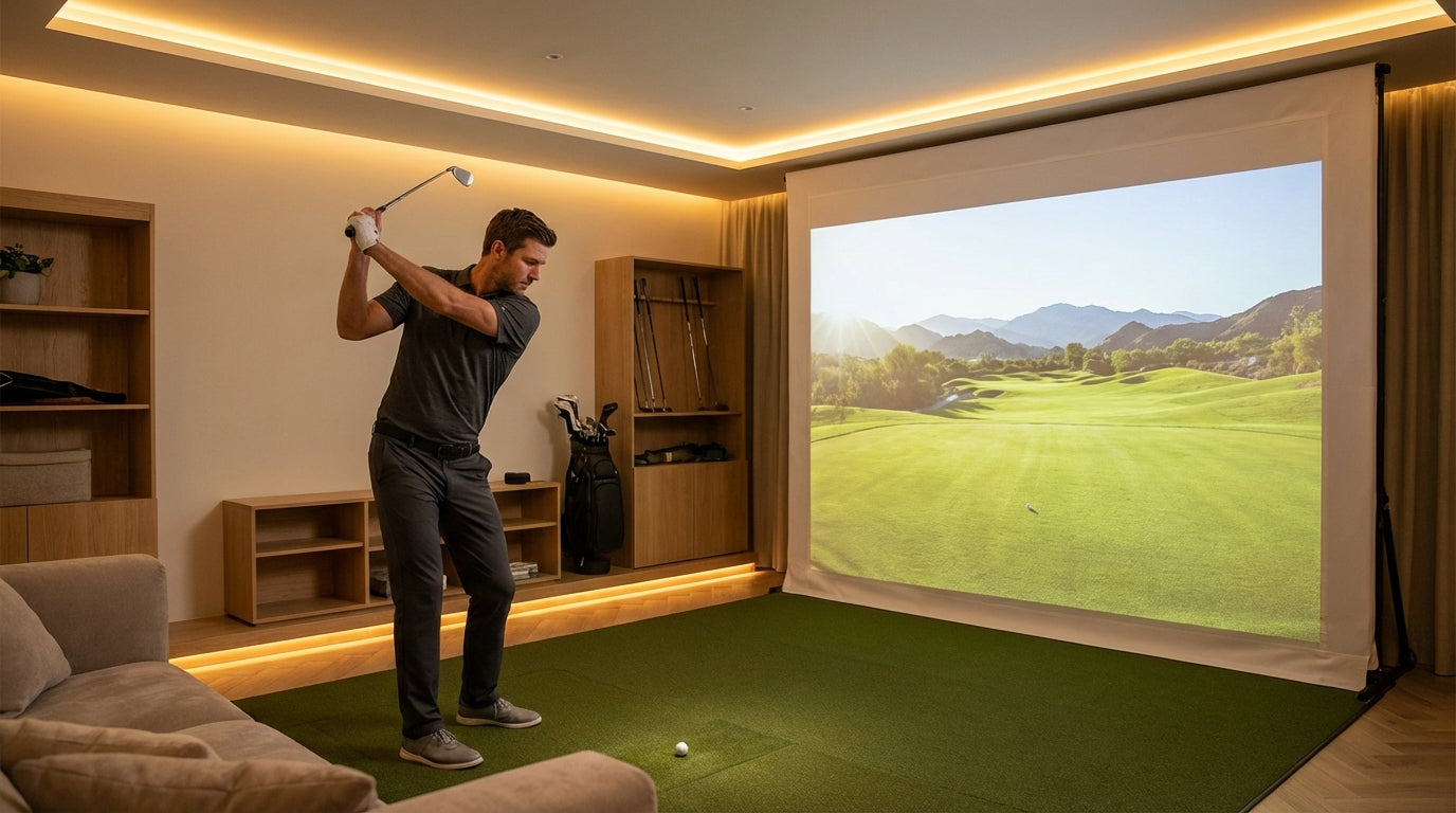 Golf Impact Screen vs Practice Net: Why Serious Golfers Always Make the Switch