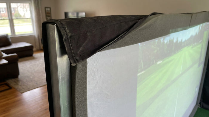 Golf Simulator Impact Screen Side Flaps: What They Actually Do (and When You Need Them)