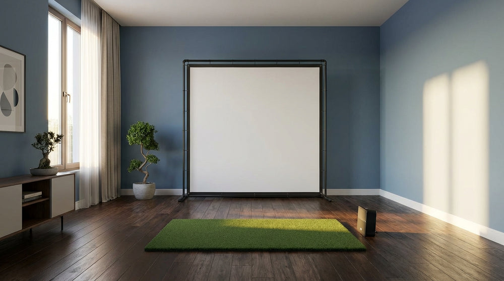Best Golf Simulator Setup for Apartments: What Actually Works in Small Spaces