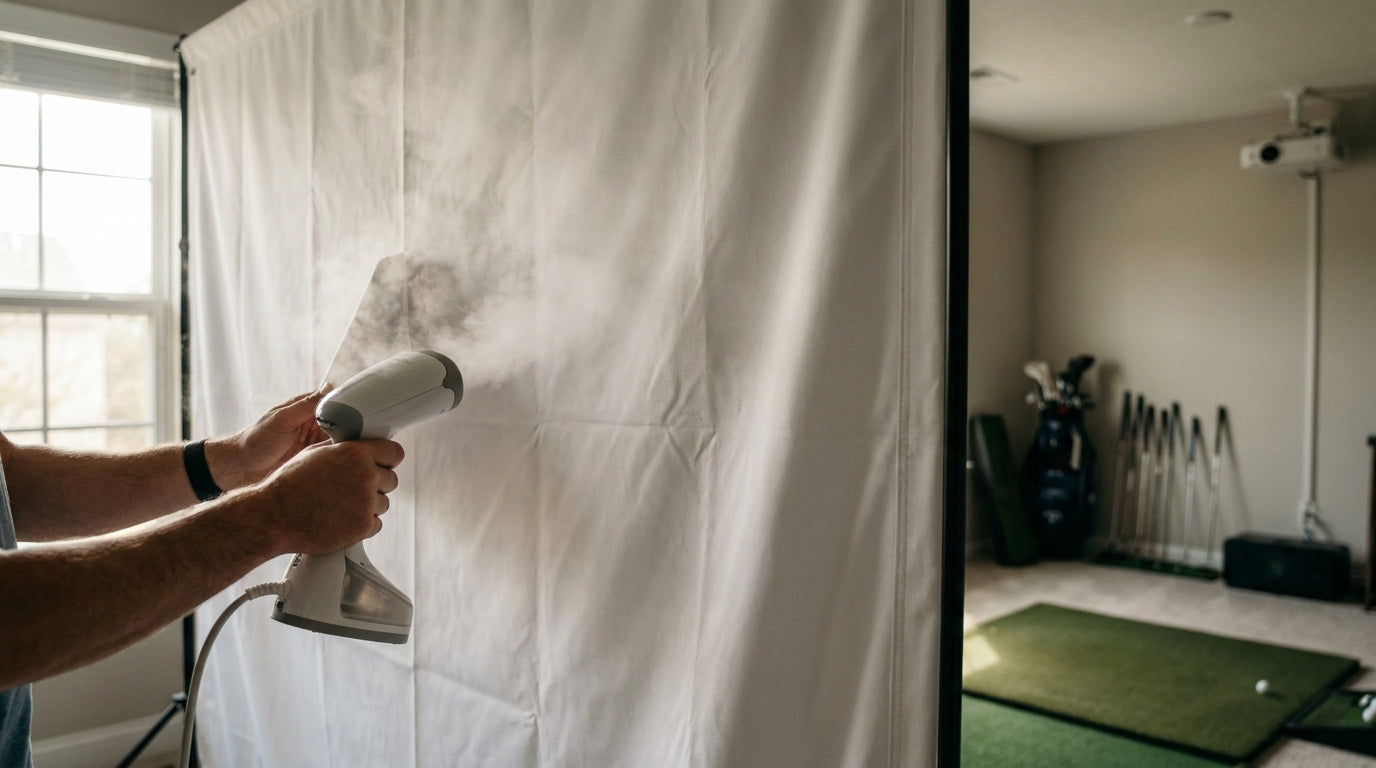 How to Remove Golf Impact Screen Wrinkles: The Fix for Shipping Creases