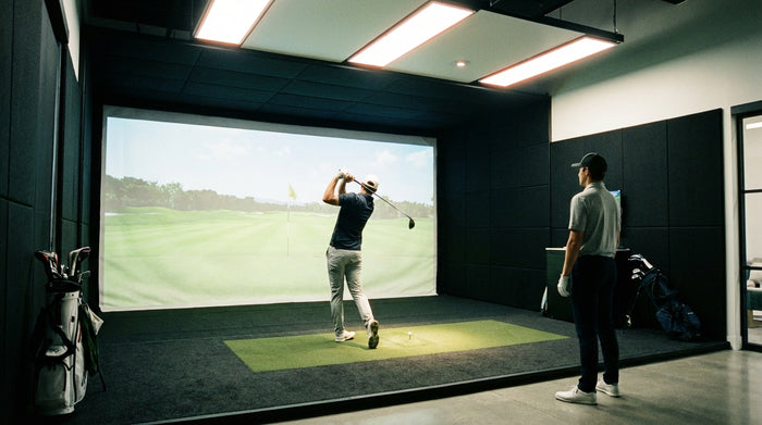 Golf Simulator Impact Screen Viewing Angle Guide: What Gain Ratings Actually Mean for Your Room