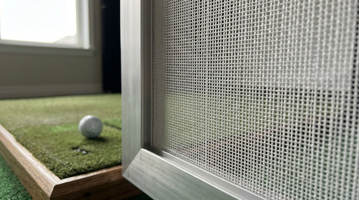 Golf Simulator Screen Grain Direction Explained: How Weave Orientation Affects Ball Deflection and Image Sharpness