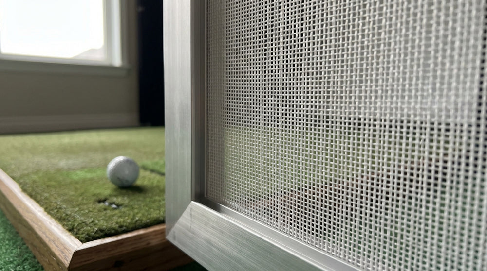 Golf Simulator Screen Grain Direction Explained: How Weave Orientation Affects Ball Deflection and Image Sharpness