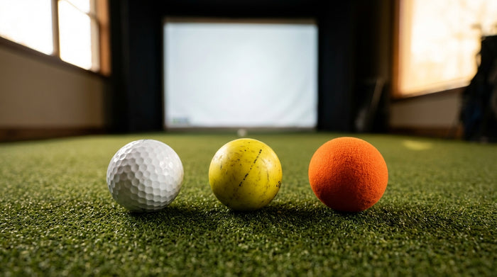 Best Golf Balls for Indoor Simulator Use: Real vs. Foam vs. Limited-Flight Compared