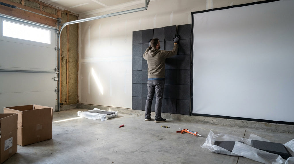Golf Impact Screen Sound Dampening: How to Quiet Your Home Setup Without Tearing Down Walls