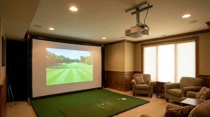 Golf Simulator Projector Ceiling Mount vs Floor Stand: Which Setup Is Right for Your Bay?