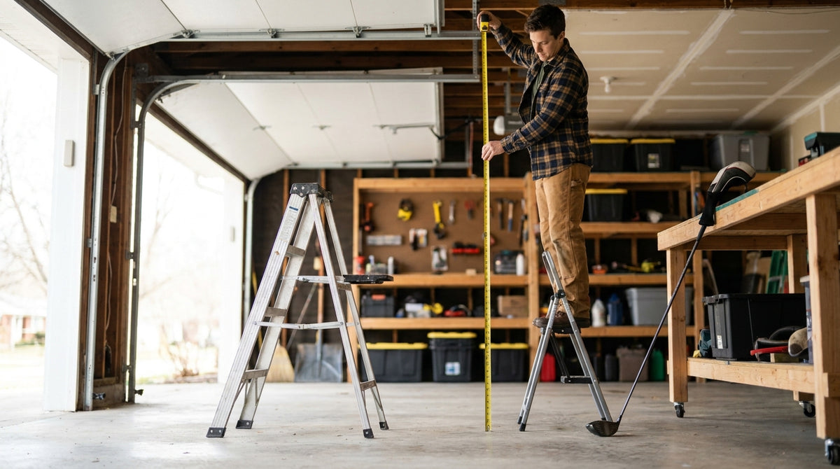 Golf Simulator Ceiling Height Requirements for a Garage Build: The Real Numbers Before You Buy a Frame