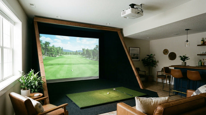 Golf Simulator Impact Screen for a Corner Setup: How to Angle It Without Wrecking Your Bounce-Back