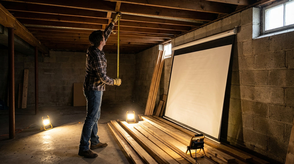 Golf Simulator Screen for Basement Setup: What You Need to Know Before You Buy