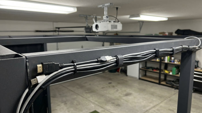 Golf Simulator Cable Management and Organization Tips: How to Tame the Wire Chaos in Your Bay