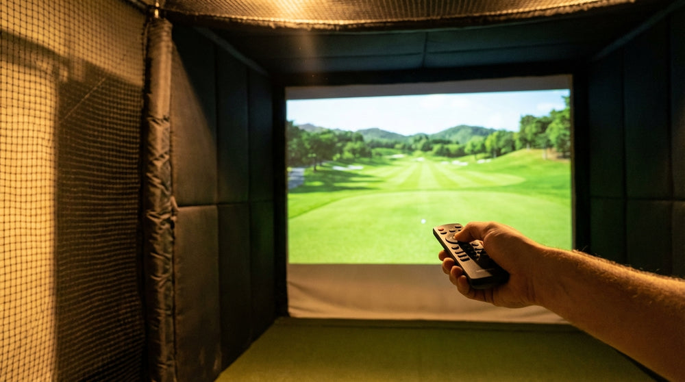 Golf Simulator Impact Screen Brightness Settings: How to Actually Dial In Your Projector After Install