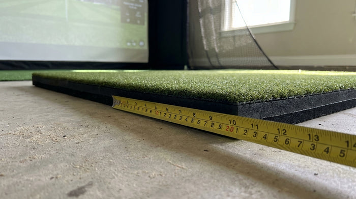 Golf Simulator Hitting Mat Thickness Guide: How Much Cushion Do You Actually Need?
