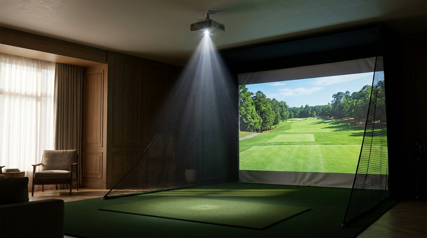 How Many Lumens for a Golf Impact Screen? The Exact ANSI Ranges by Room and Screen