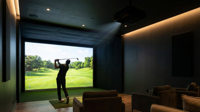 Golf Simulator Impact Screen Brightness vs Gain: The Spec Pairing That Makes or Breaks Your Image