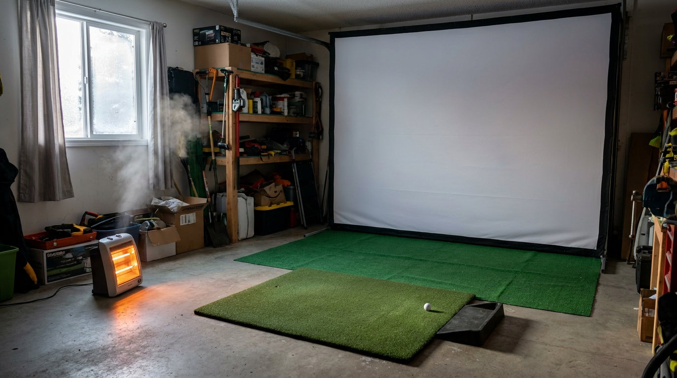 Golf Simulator Impact Screen Cold Garage Durability: Will Winter Actually Crack Your Screen?