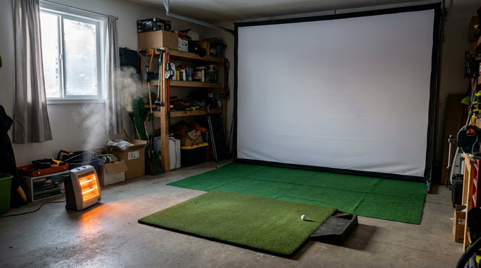Golf Simulator Impact Screen Cold Garage Durability: Will Winter Actually Crack Your Screen?