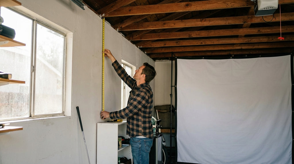 Ceiling Height Requirements for a Golf Simulator Home Setup: The Numbers That Actually Matter