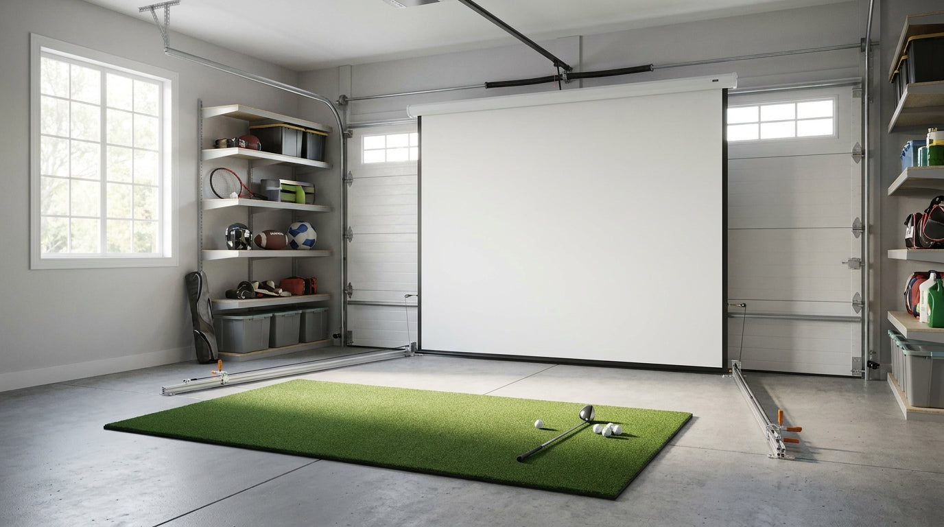 Golf Impact Screen Over a Garage Door: How to Hang One Without Trapping Your Car Inside
