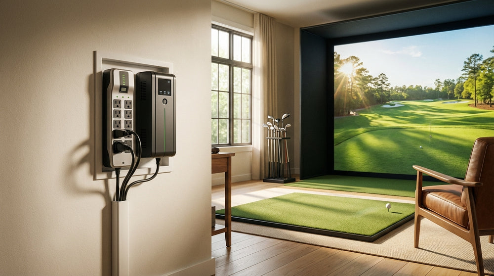 Golf Simulator Electrical Setup: The Surge Protection Guide Nobody Writes (But Everyone Needs)