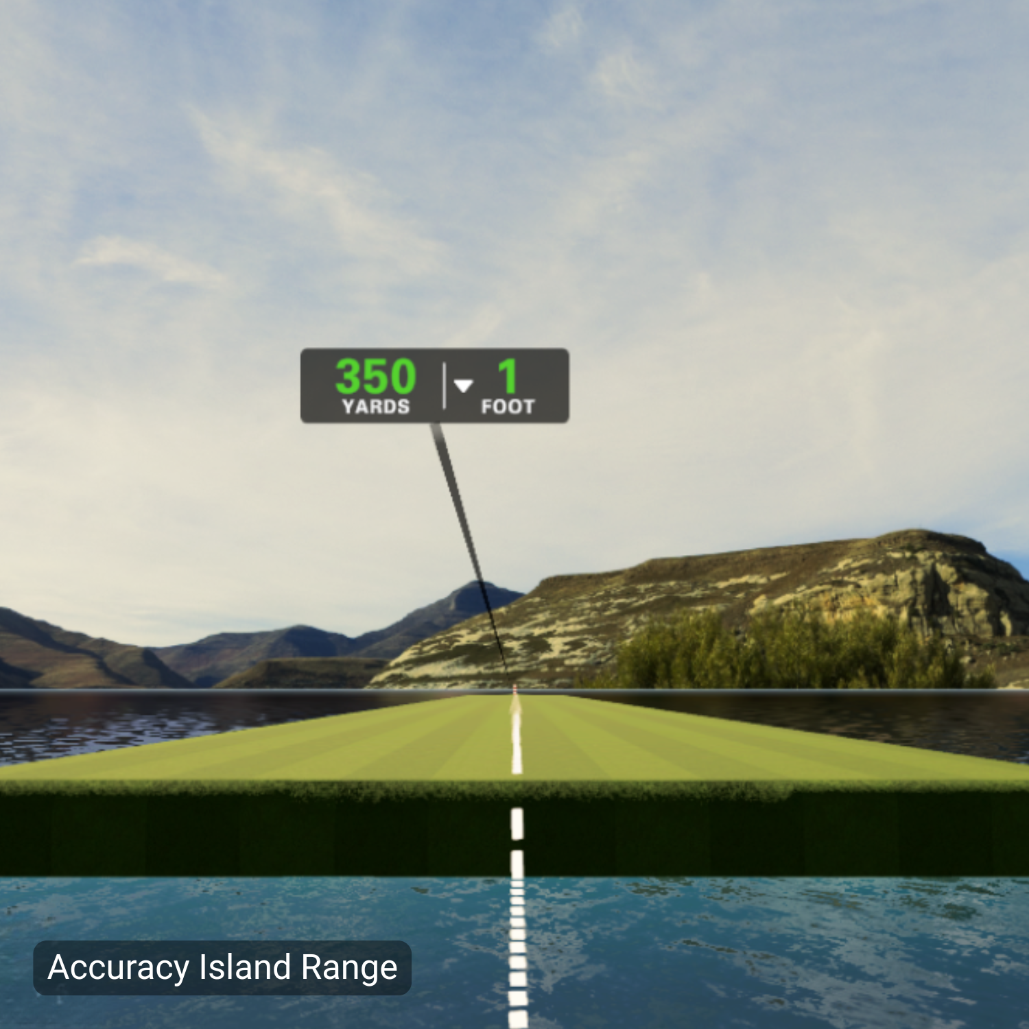 SkyTrak Essential Membership - course view