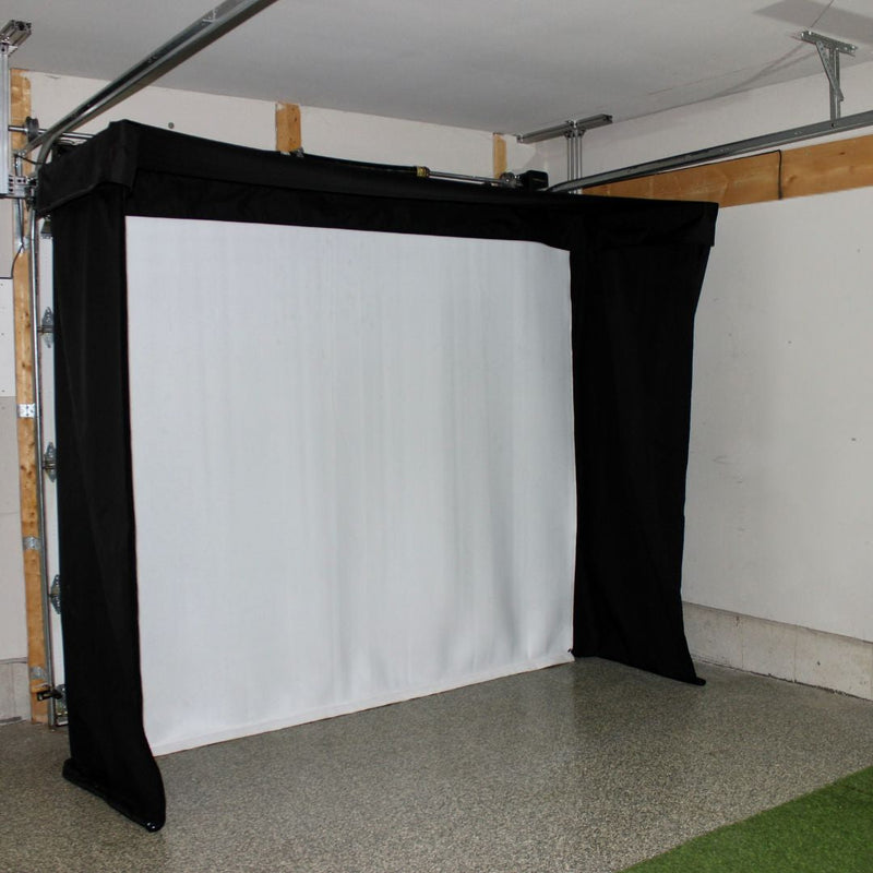 SportScreen Vanish LITE retractable golf simulator enclosure — view 7