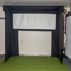 SportScreen Vanish LITE retractable golf simulator enclosure — view 9