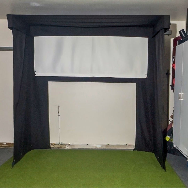 SportScreen Vanish LITE retractable golf simulator enclosure — view 9