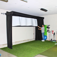 SportScreen Vanish LITE retractable golf simulator enclosure — view 11