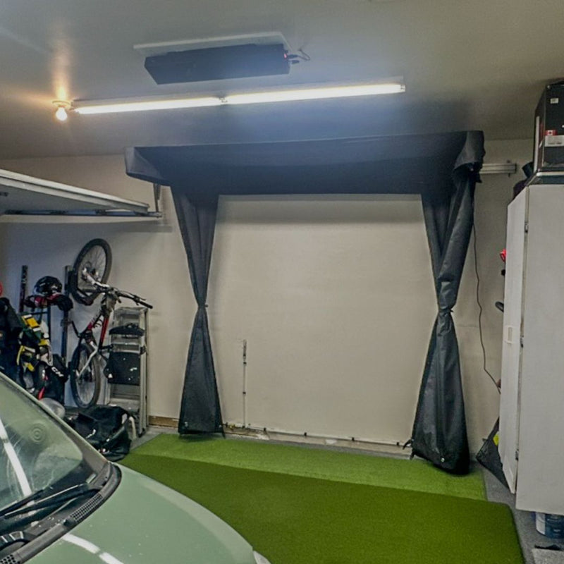 SportScreen Vanish LITE retractable golf simulator enclosure — view 4