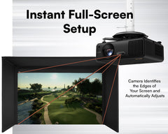 BenQ AH700ST Golf Simulator Projector with Screen-Sensing