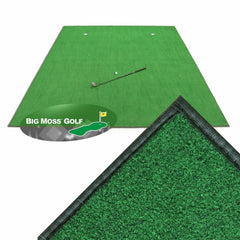 Big Moss golf simulator landing turf