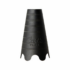 Ribbed cone design of the rubber tee