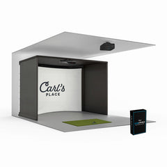 Uneekor EYE XO2 x Carl's Curved Golf Simulator Package