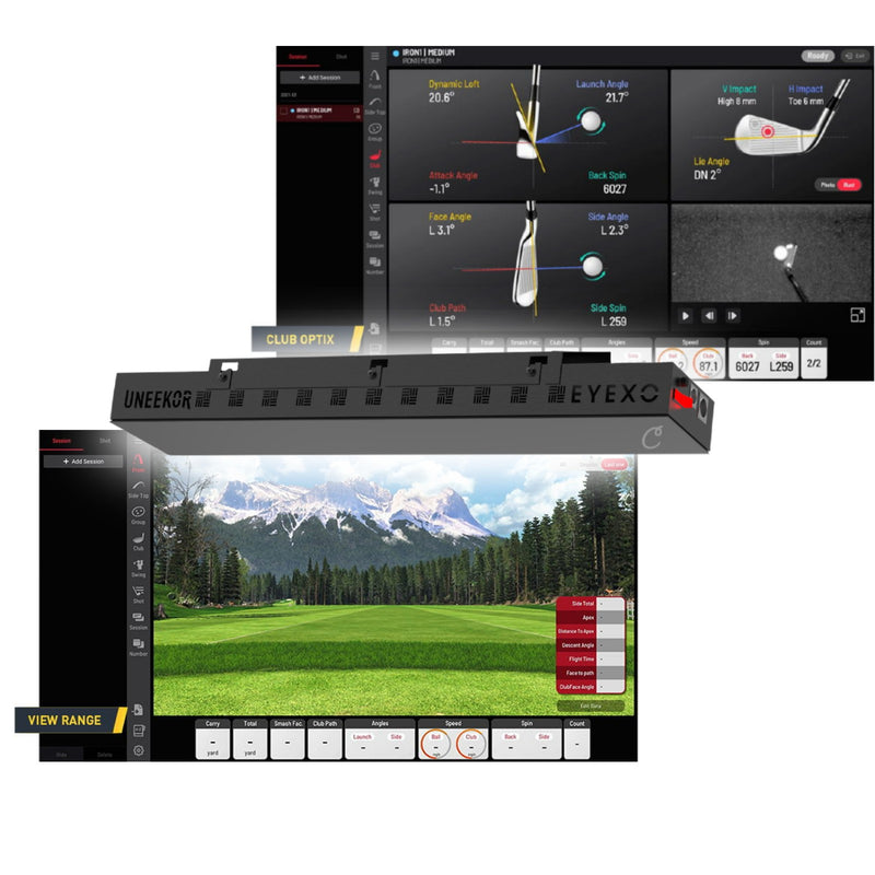 Uneekor EYE XO x Carl's Pro Golf Simulator Package