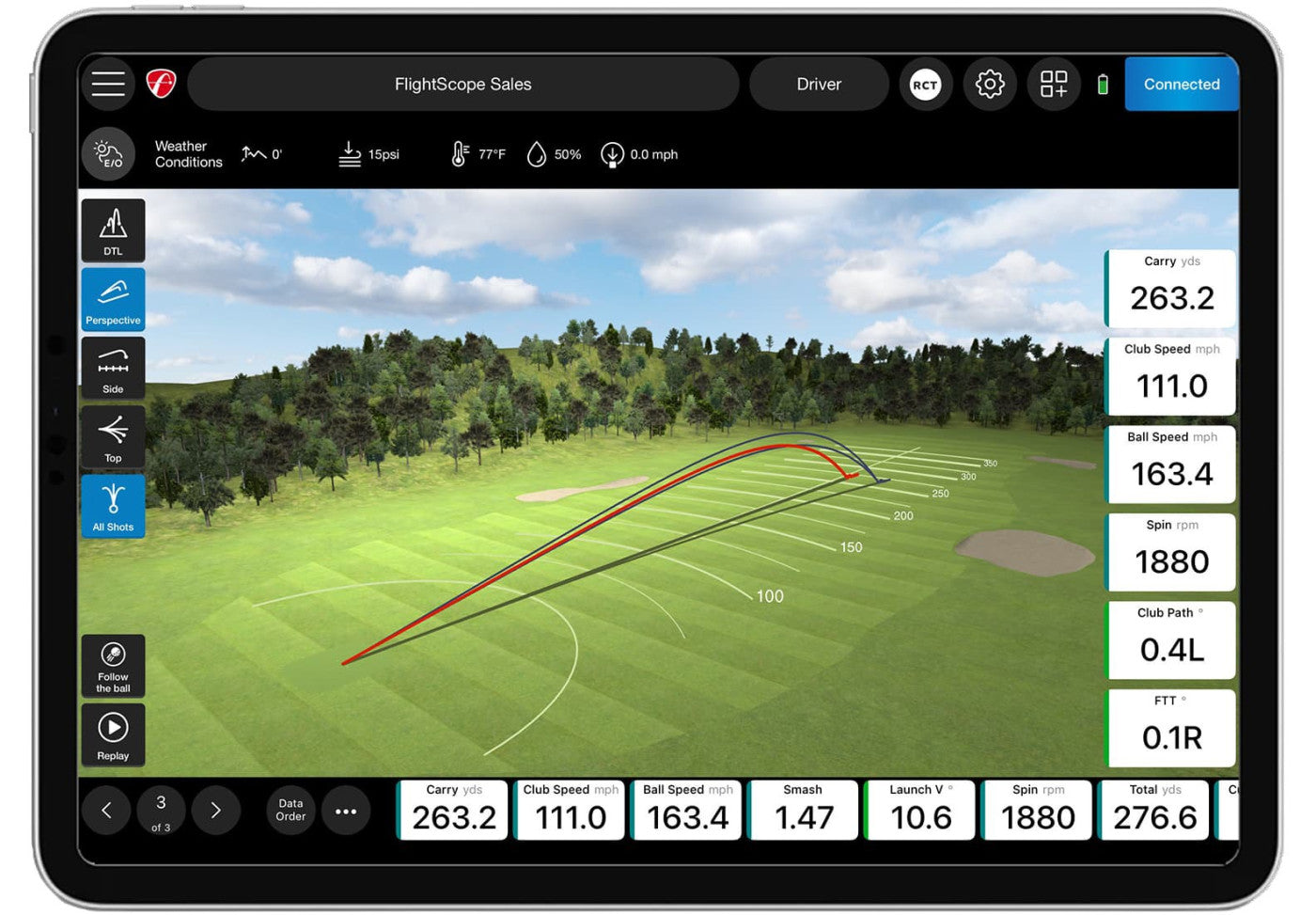 FlightScope Mevo Pro Package software