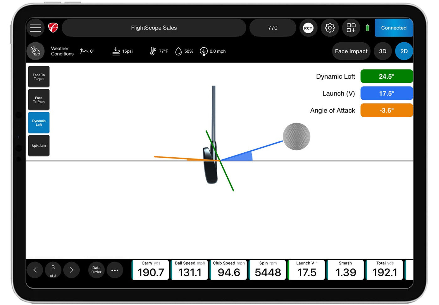 FlightScope Mevo Pro Package software