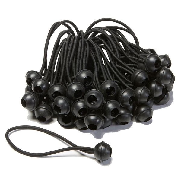 6-Inch Black Ball Bungees (Each)