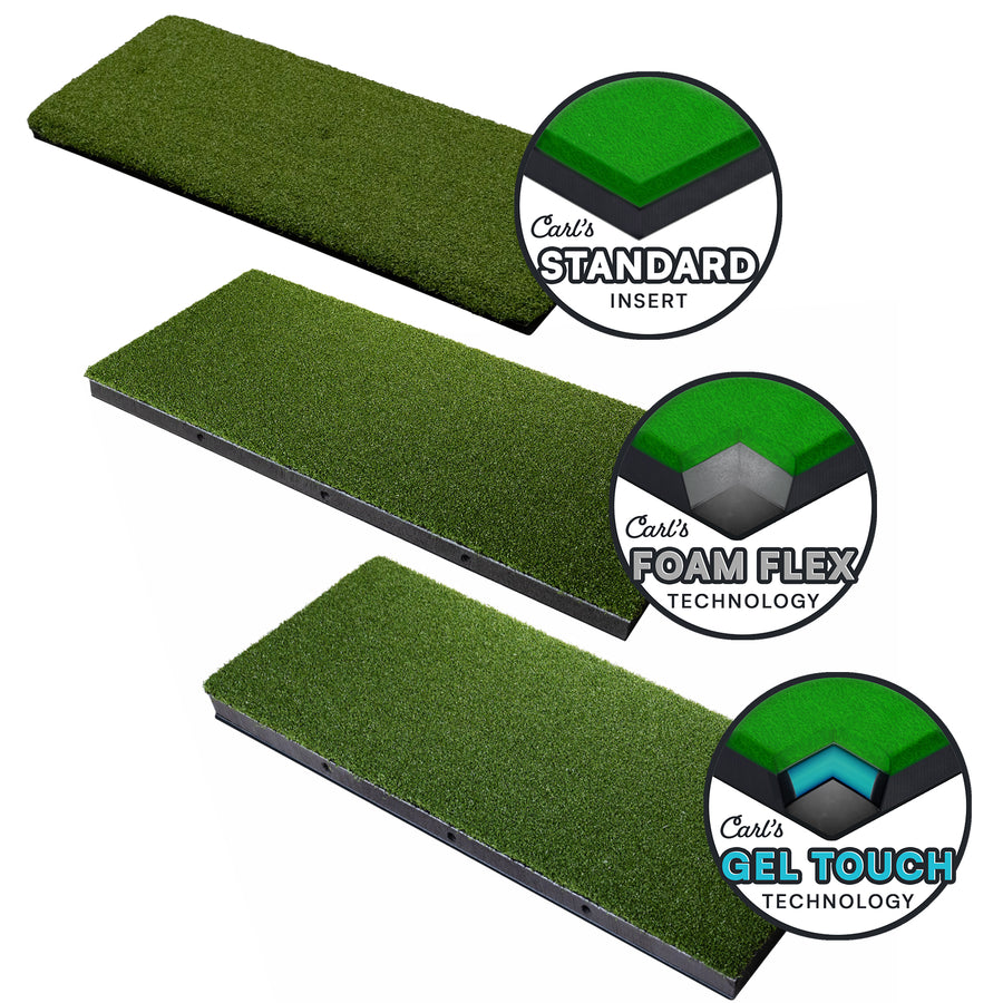 Insert types labeled Standard, Foam Flex and Gel Touch