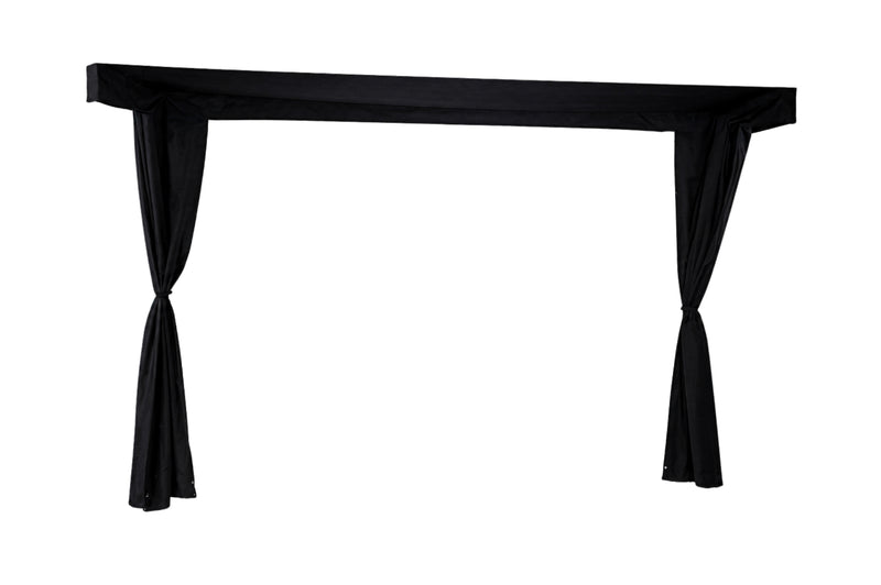 SportScreen Vanish LITE — side screens pinned back, fixed front impact screen