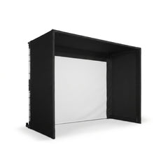 SportScreen Parlour freestanding golf simulator studio enclosure — white background product photo