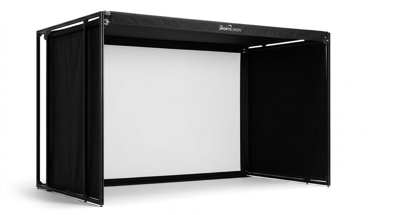 SportScreen Vanish LITE golf enclosure — white background product photo