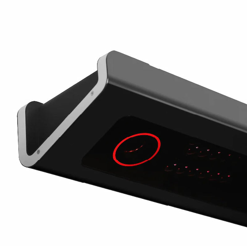 Close-up of the VTrack launch monitor camera and red ring