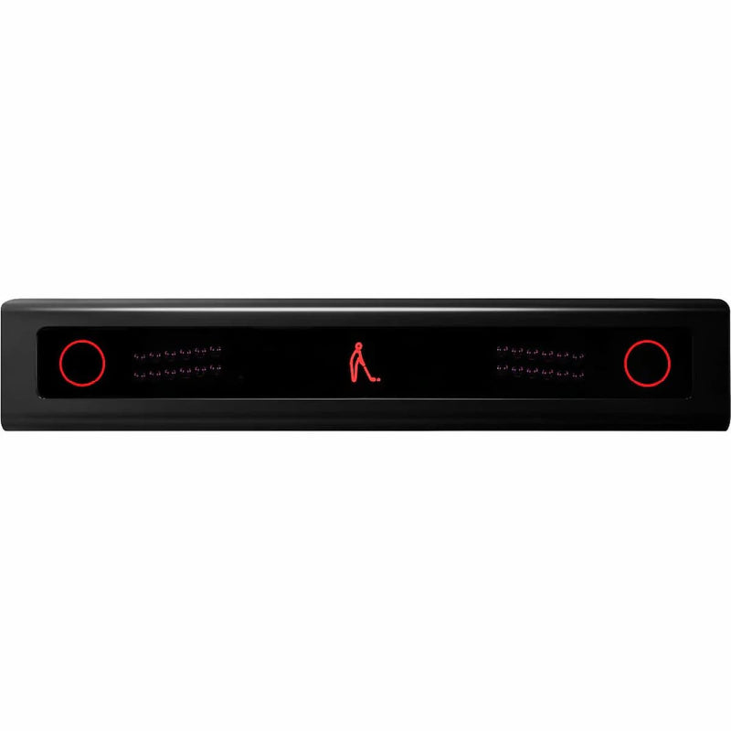 VTrack launch monitor viewed from the front